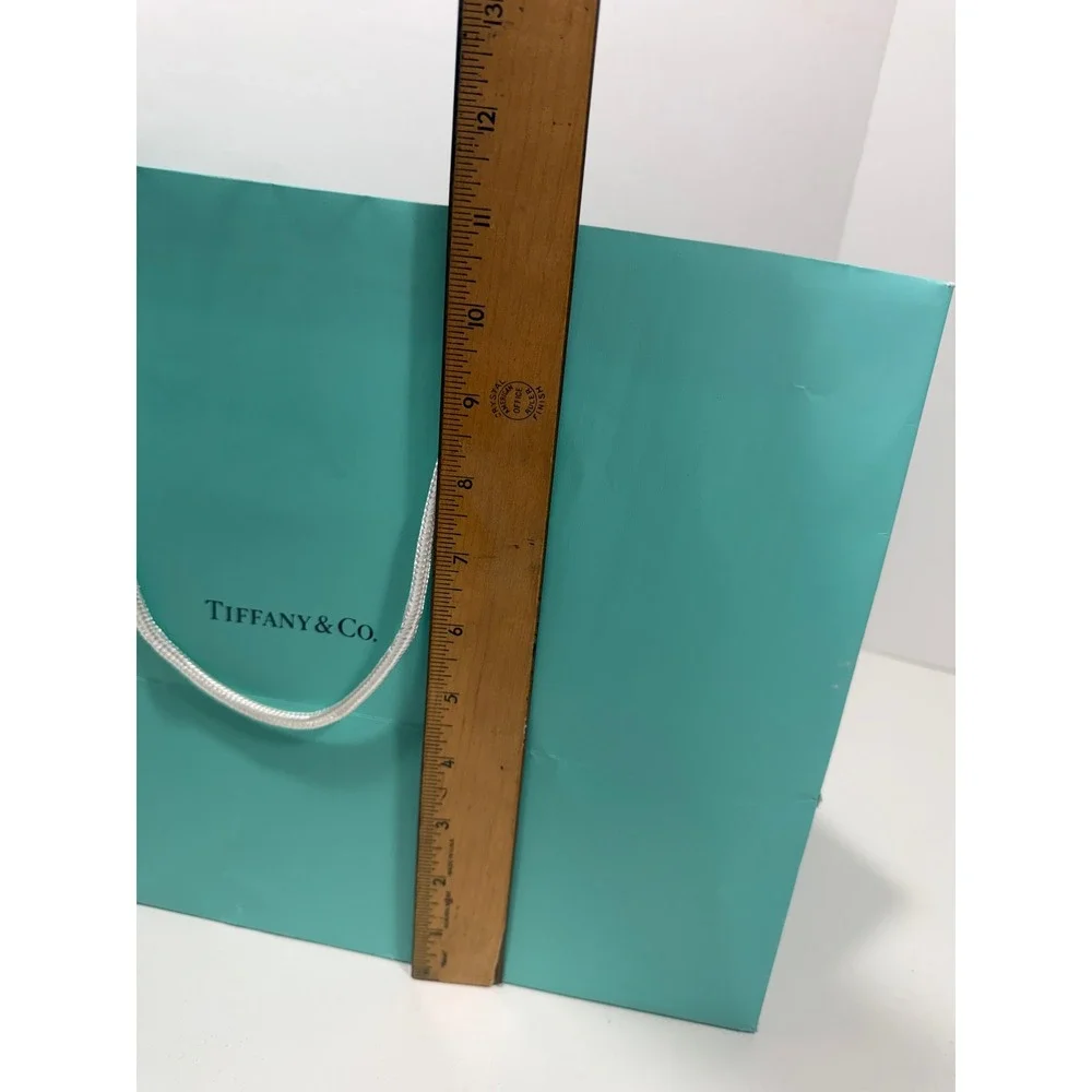 Tiffany & Co Blue Gift Box‎ and Shopping Bag Set Large Square Cube Packaging
